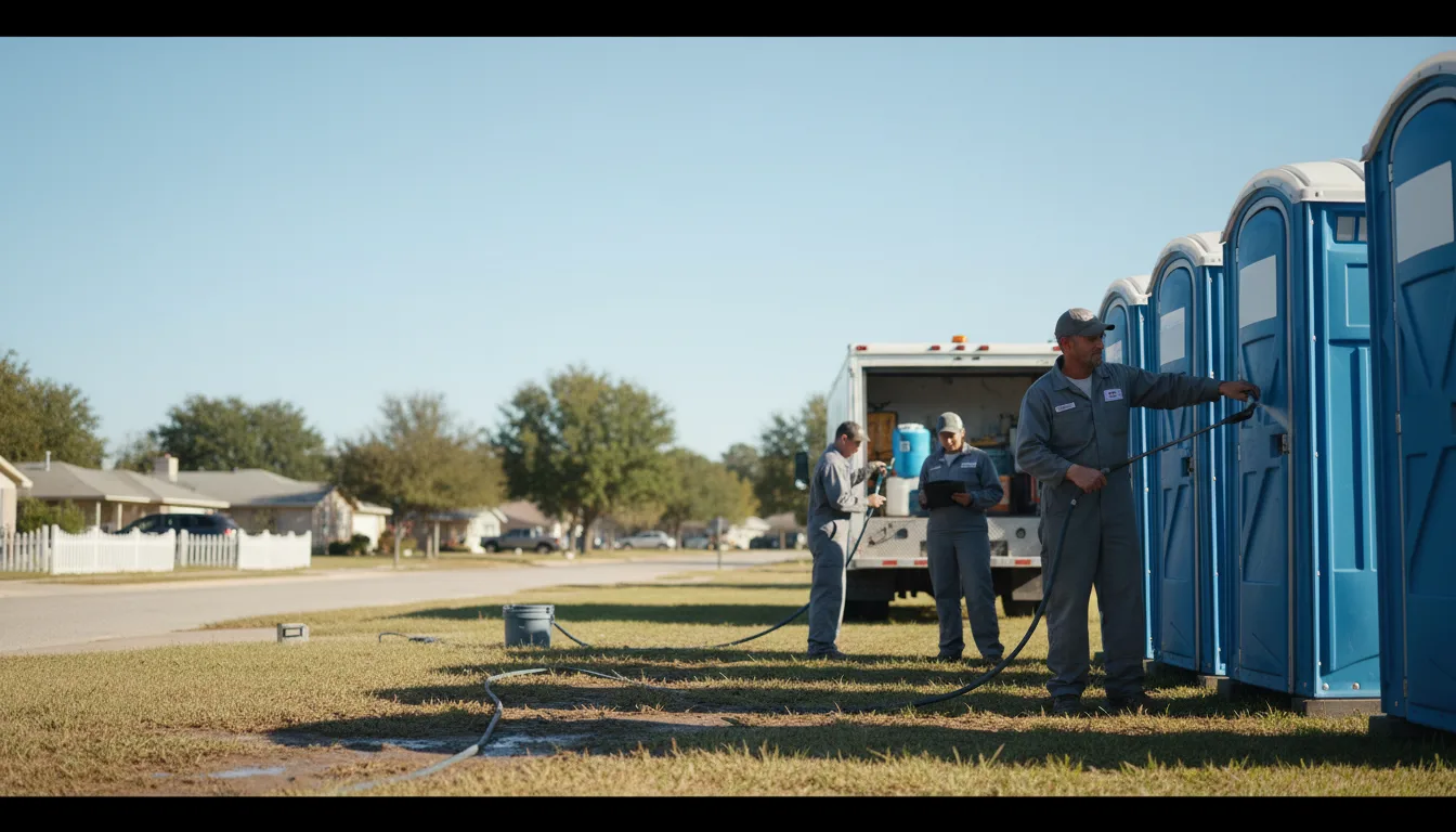 Long-Term Portable Toilet Rental in Wesley, AR near me